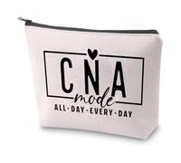 PXTIDY CNA Mode Cosmetic Bag CNA Nurse Make Up Bag CNA Life Gift Certified Nursing Assistant Nurse Survival Kit Zipper Pouch