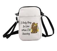 PXTIDY Country Dancer Gift Bag Line Dance Music Crossbody Bag Western Country Music Line Dancing Dancer Music Dance bag