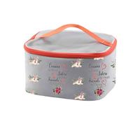 PXTIDY Cousins Sisters Cosmetic Case Cousins by Blood Sisters by Heart Friends by Choice Makeup Bag Gifts for Besties BFF