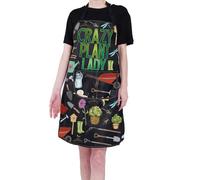 PXTIDY Crazy Plant Lady Gardening Apron With Pockets Plant Lover Gifts Adjustable Apron For Gardener Florist Grandma Mama