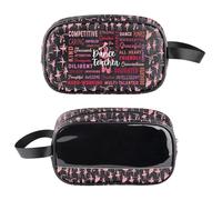 PXTIDY Dance Teacher Clear Makeup Bag Gift Ideas for Ballet Teachers Appreciation Dancing Teacher Instructors Cosmetic Bag