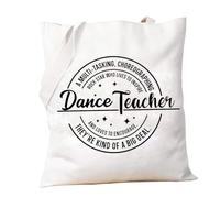 PXTIDY Dance Teacher Tote Bag Definition Gifts Dance Coach Dance Teacher Appreciation Gifts Dance Instructor Thank You Gift