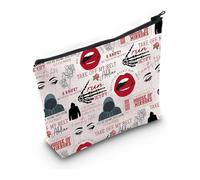 PXTIDY Dark Romance Makeup Bag Haunting Adeline Cat Mouse Duet Bookish Gifts Dark Romance Booktok Travel Makeup Organizer Bag
