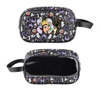 PXTIDY Evil Group Character Clear Makeup Bag Villains Movie Merch Tour Travel Cosmetic Organizer Case Halloween Themed Gift