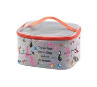 PXTIDY Fairy Tale Princess Aurora Cosmetic Case Sleeping Beauty Cartoon Makeup Organizer Bag Aurora Princess Gift