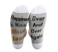 PXTIDY Fuller House Tv Series Socks Happiness Is Watching Fuller House Merch Novelty Socks For Fans
