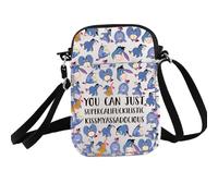 PXTIDY Funny Eeyore Gifts You Can Just Supercalifuckilistic Kissmyassadocious Eeyore Donkey Crossbody Bag Magical Kingdom Gifts
