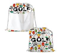 PXTIDY Golf Drawstring Bag Golfer Gift Golf Sports Drawstring Storage Pouch Dirty Clothes Travel Organizer Gifts