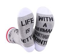 PXTIDY GSP Dog Socks German Shorthaired Pointer Gifts for Dog Owners GSP Fur Mama Gifts