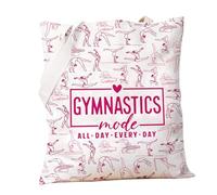PXTIDY Gymnastics Gymnast Gift Mode All Day Every Day Tote Bag Dance Gymnastics Team Shoulder Bag Gym Stuff Gifts