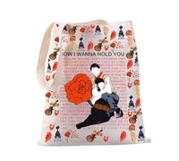PXTIDY Hadestown Musical Tote Bag Orpheus And Eurydice Fans Broadway Musical Bag West Musical Theatre Shopping Bag