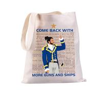 PXTIDY Hamilton Musical Lyrics Tote Bag - West End, Broadway Gift Shopping Bag