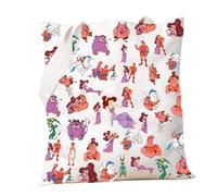 PXTIDY Hercule Cartoon Movie Characters Tote Bag Megara Princess Hades Villain Reusable Grocery Bag Magic Kingdom Gift