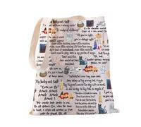 PXTIDY Hocus Inspired Tote Bag Pocus Amucks Sanderson Sisters Gift Witch Shopping Bag Witchcraft Movie Lovers Gifts