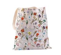 PXTIDY Hyrule Flora Tote Bag Game Inspired Gift for Plant Lover Gamer Gift Plant Video Game Fans Handbag Game Player Merch