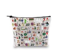 PXTIDY IASIP Frank Gift Always Sunny Merchandise Comedy TV Show Makeup Bag IASIP Themed Makeup Zipper Pouch Bag