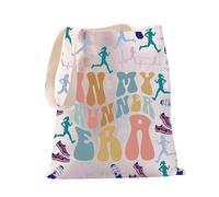 PXTIDY In My Runner Era Tote Bag Marathon Runner Gift Running Woman Marathon Shoulder Bag Cross Country Running Lover Gift