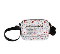 PXTIDY Korean Group Army Cartoon Crossbody Bag Korean Group Gifts Merch Music Team Army Members Fan Gift Characters