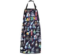 PXTIDY Lab Tech Apron Science Chemistry Apron with Pockets Chemistry Gifts for Lab Technician Science Lovers Teachers Student