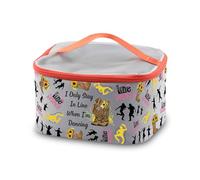 PXTIDY Line Dancing Cosmetic Case - Western Country Music Dancer Makeup Bag Toiletry Organizer