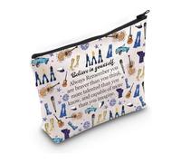 PXTIDY Mamma Gifts Donna and The Dynamos Makeup Bag Dance Queen Musical Gift for Mia Fans Musical Lover Zipper Pouch