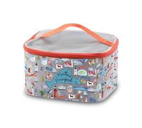 PXTIDY Martha's Vineyard Beach Bag Martha's Vineyard Gift Vacation Souvenir Makeup Organizer Bag Travel Keepsake