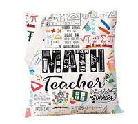 PXTIDY Math Teacher Gift Canvas Teacher Bag In my Teacher Era Gifts New Future Math Teacher Educator Gift Mathematician Gift