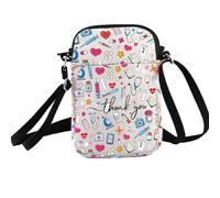 PXTIDY Medical Staff Thank You Crossbody Bag Nurse Doctors Physician Assistants Appreciation Gifts Staff Nurse Purse Bag