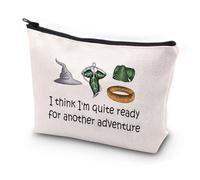 PXTIDY Movie Gift I Think I'm Quite Ready for Another Adventure Movie Merch Makeup Bag Lord for Fans
