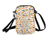 PXTIDY Mozzarella Sticks Crossbody Bag It's a Good Day to Make Mozzarella Sticks Cross Body Handbag Gifts For Snack Lovers