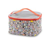 PXTIDY Office Tv Show Makeup Bag Michael Dwight Fans Gift Idea Boss Gift Office Characters Travel Toiletry Bag for Women