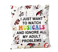 PXTIDY Opera Phantom Broadway Musical Gifts I Just Want To Watch Musicals Tote Bag West Musical Theatre Lover Gift