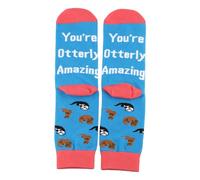 PXTIDY Otter Gifts Otter Socks You’re Otterly Amazing Novelty Socks for Otter Lovers Otter Animal Lover Gift