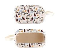 PXTIDY Pride Clear Toiletry Bag Bride Princess Movie Gift 80s Romance Movie Cosmetic Bag 1987 Tv Show Series Character Gifts