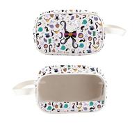 PXTIDY Purple Sea Witch Clear Makeup Bag Bad Queen Series Waterproof Toiletry Bag Villains Character Cosmetic Organizer Case
