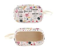 PXTIDY RN Registered Nurse Inspiration Bible Clear Toiletry Bag Bible Verse Nursing Medical Student Gifts RN Graduation Gifts