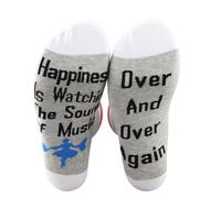 PXTIDY Sound Music Musical Socks Broadway Musical Gifts Happiness Is Watching Music Theatre Novelty Socks Theater Gifts