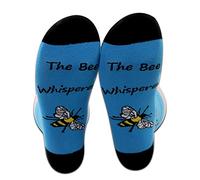 PXTIDY The Bee Whisperer Socks for Men Women Bumblebee Beekeeping Gifts Bee Keeper Socks Honey Bee Apiarist Gifts (Bee Whisperer)