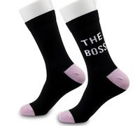 PXTIDY The Boss Socks Novelty Funny Employee Appreciation Lady Boss Greeting Present
