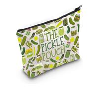 PXTIDY The Pickle Pouch Zipper Bag Pickle Lover Gifts Pickle Stuff Merch Pickle Gifts for Women Makeup Travel Toiletry Bag