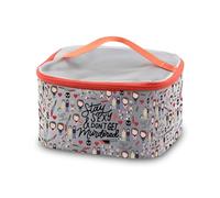 PXTIDY True Crime Makeup Bag Stay Sexy Don't Get Murdered Cosmetic Organizer Bag My Favorite Murder Zipper Pouch