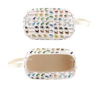 PXTIDY Wings Dragon Novel Clear Toiletry Bag Bookish Gift Dragons Tribes for Dragon Lovers Darkstalker Clear Cosmetic Bag