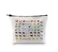 PXTIDY Wings Fire Novel Dragon Makeup Bag Bookish Gift Dragon Tribes for Dragon Lovers Darkstalker Cosmetic Bag