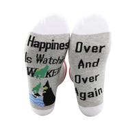 PXTIDY Witch Musical Socks Broadway Musical Gifts Happiness Is Watching Witch Theatre Novelty Socks Theater Gifts