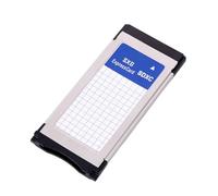 Pxyelec 1×SD to Camcorder SXS Pro Card Reader Expresscard Adapter Holder Support 128GB SDHC SDXC Card