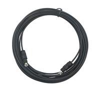 Pxyelec 15M Black Digital Fiber Optical Audio SPDIF TosLink Cable