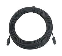 Pxyelec 25 M Black Digital TosLink Cable Fiber Optical Audio SPDIF Cable Connector