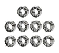 Pxyelec 5 x 10 x 4 mm Miniature Deep Groove Ball Bearing Skateboard Bearings MR105ZZ L-1050ZZ (Pack of 10)