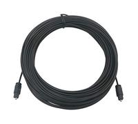 Pxyelec Digital Optical Audio Cable, 20M, TOSLINK Connector | Fibre Optic, Home Cinema, TV, Dolby Atmos, DTS Compatible, Pro Quality, Durable Black Jack