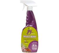 Py Bug Killer Insecticide Spray 750ml - Fast-Acting Natural Pyrethrin Formula Kills Flies, Mosquitoes, Cockroaches and a Broad Range of Household and Garden Pests Indoors and Outdoors, Ready to Use